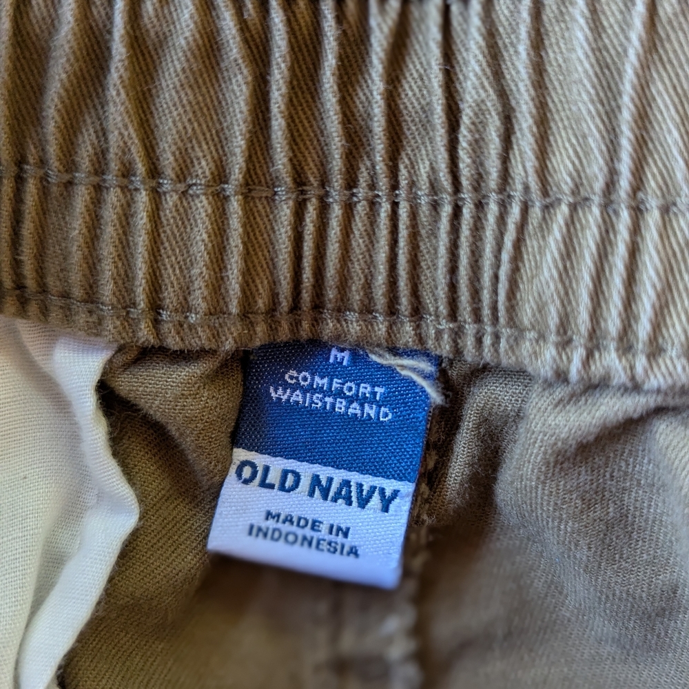 Old Navy Extra High Rise Wide Leg Cargo‎ Pants Moss Green Sz M - Picture 8 of 8